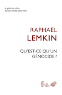 Qu'est-ce qu'un génocide ?
